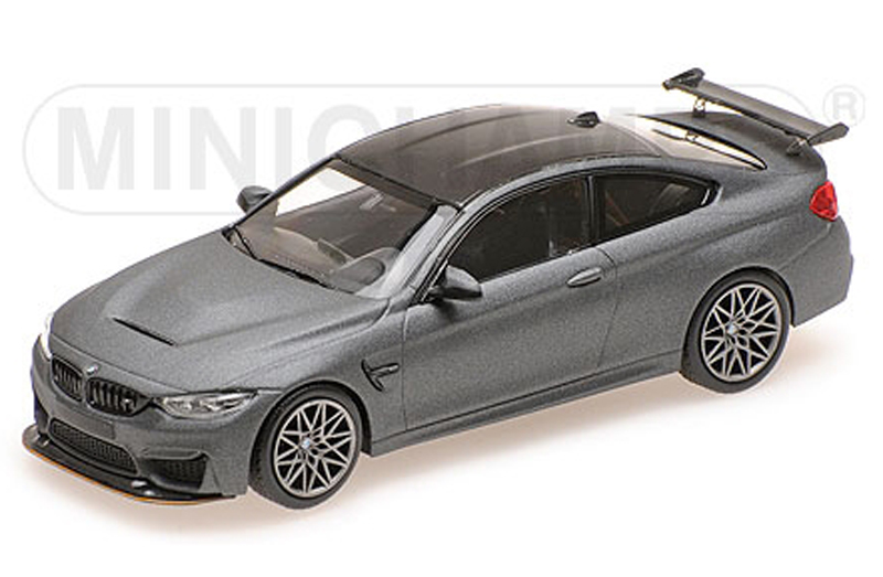 BMW F82 M4 GTS Coupe 2016 matt grau metallik / graue Felgen 1:43 BMW F82 M4 GTS Coupe 2016 matt grau metallik / graue Felgen 1:43